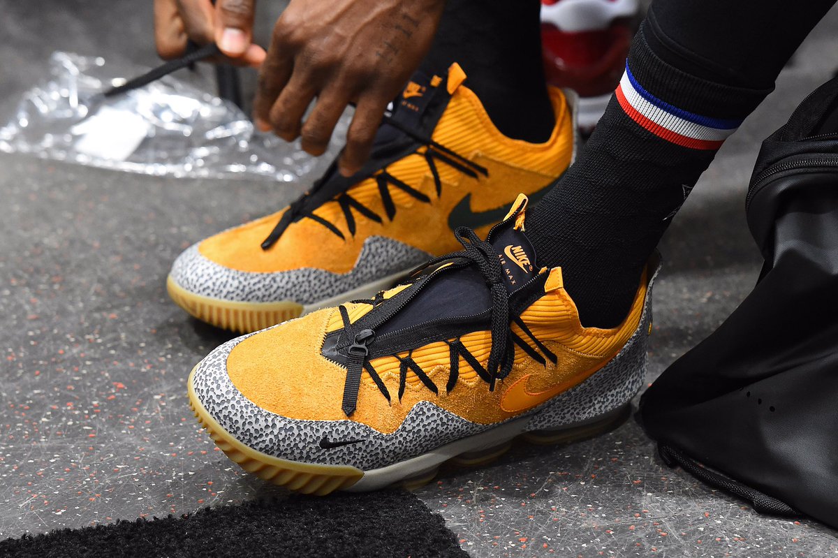 lebron 16 low on foot